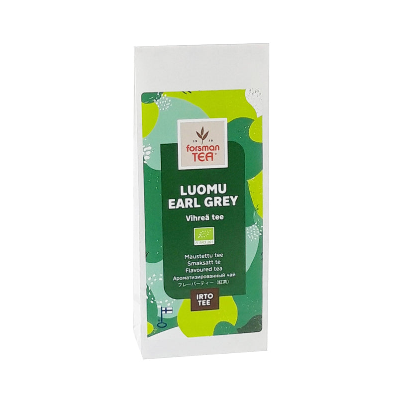 Luomu Vihreä Earl Grey 60g Kuluttajatee Forsman Tee   