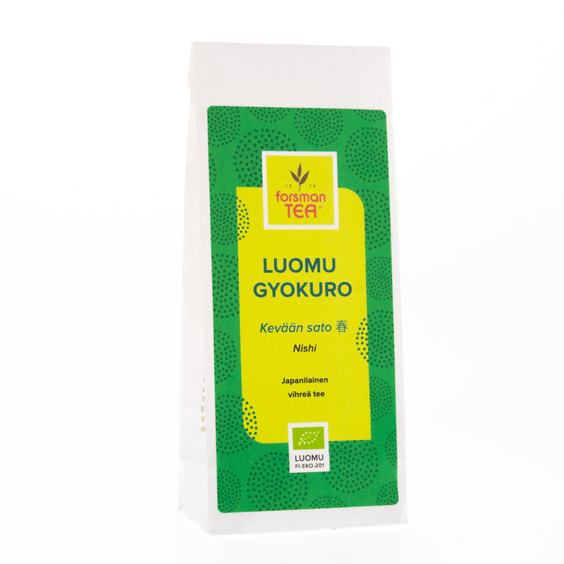 Luomu Japanilainen Gyokuro Nishi 30g Kuluttajatee Forsman Tee   