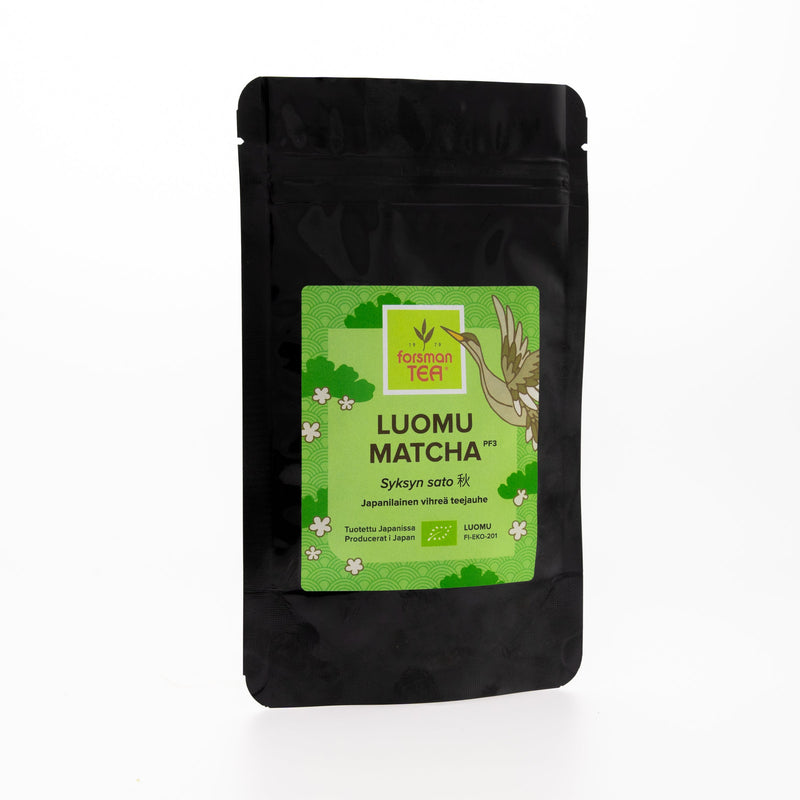 Luomu Matcha, Syksyn sato (PF3) 30g Kuluttajatee Forsman Tee   