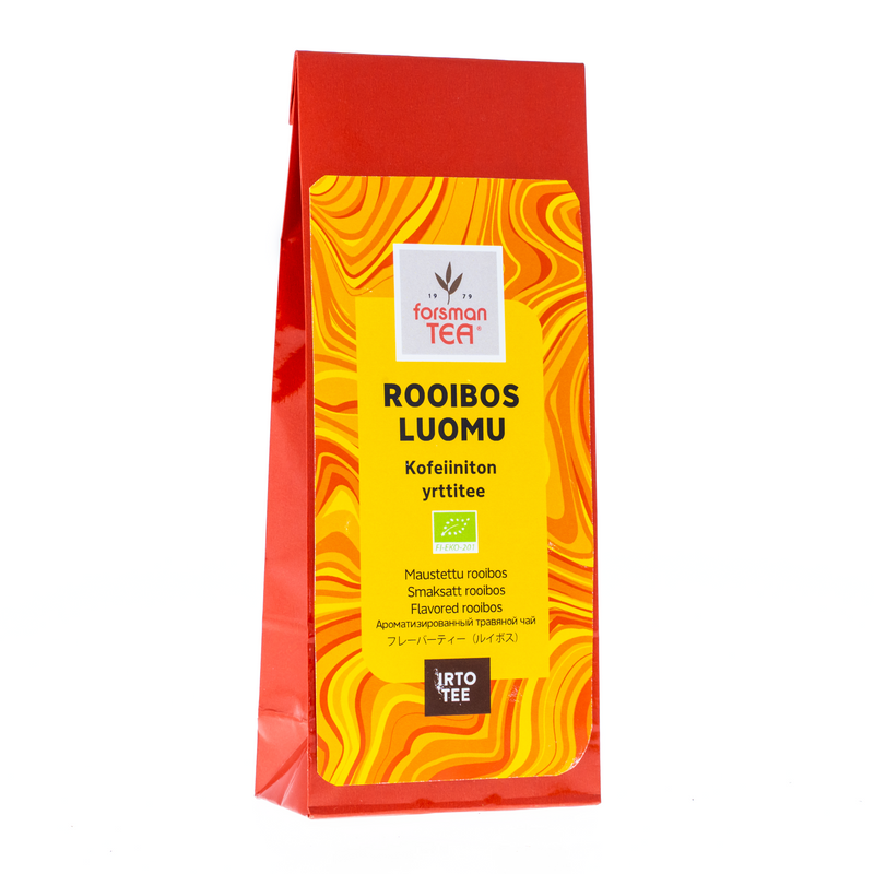 Rooibos Luomu Organic 60g (loppuva tuote) Kuluttajatee Forsman Tee