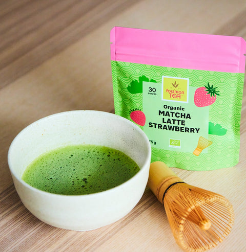 Forsman Tea Matcha Latte Mix Strawberry 75g Organic