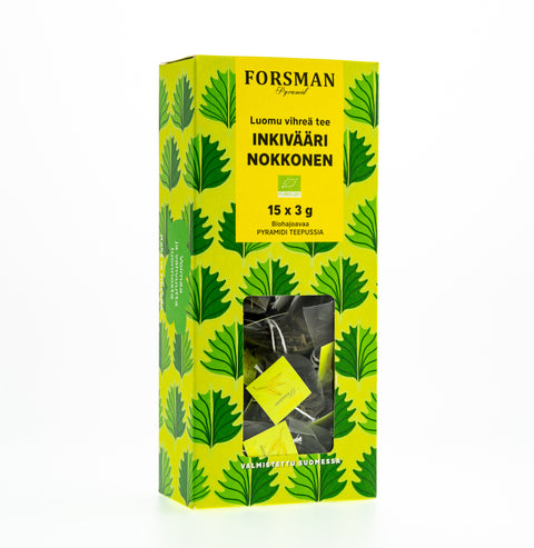 Organic Ginger Nettle pyramid tea