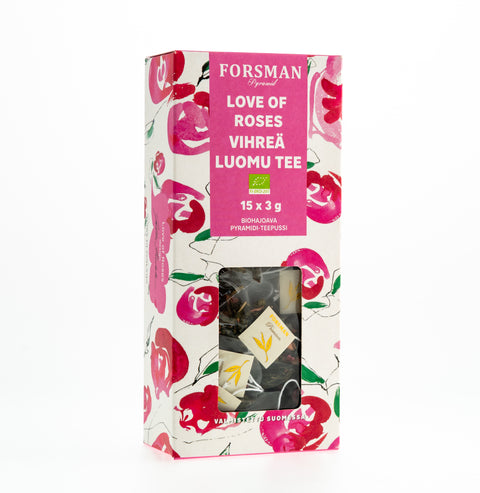 Organic Love of Roses pyramid tea