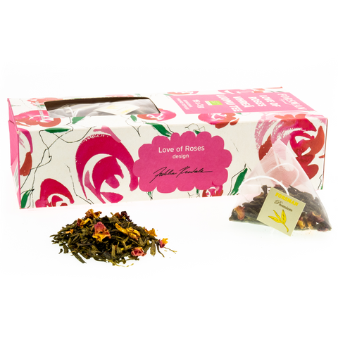 Organic Love of Roses pyramid tea